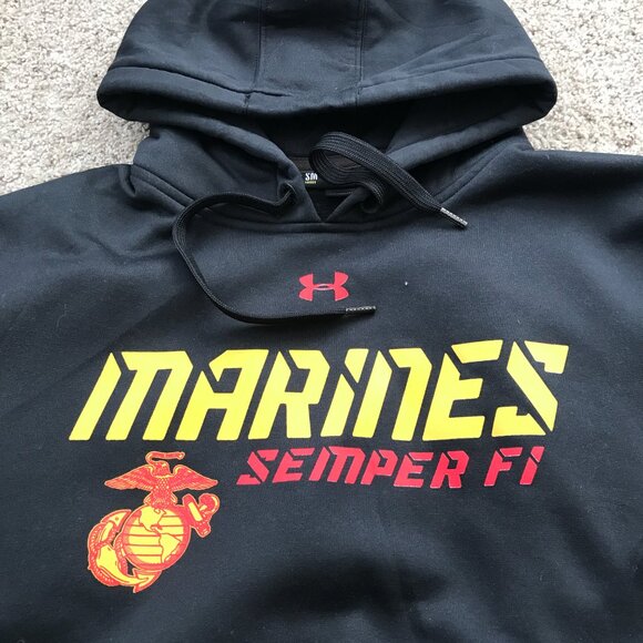 Under Armour Marines USMC Hoodie - Picture 2 of 4